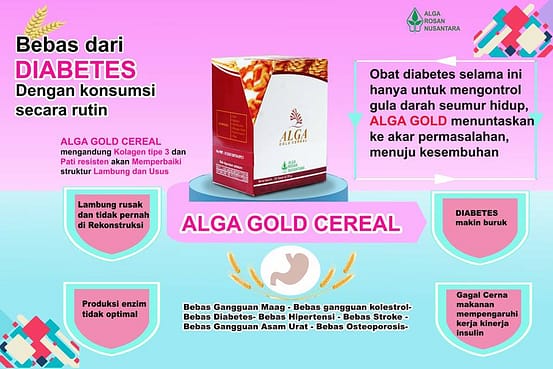Agen alga Gold Cereal Murah Surabaya Sidoarjo