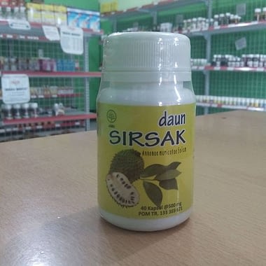 Jual kapsul daun sirsak herbal insani surabaya Sidoarjo Malang